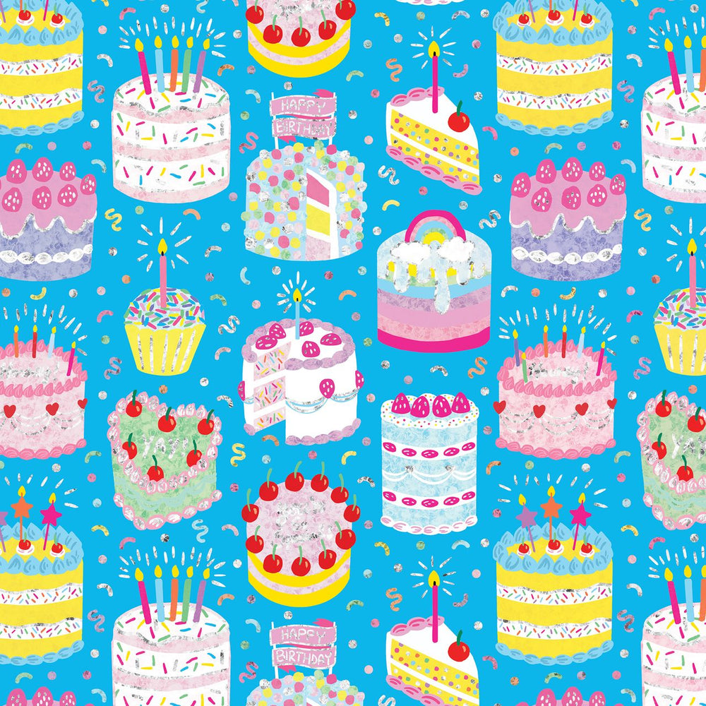 Gift Wrap - Celebration Cakes - Recycled Fiber