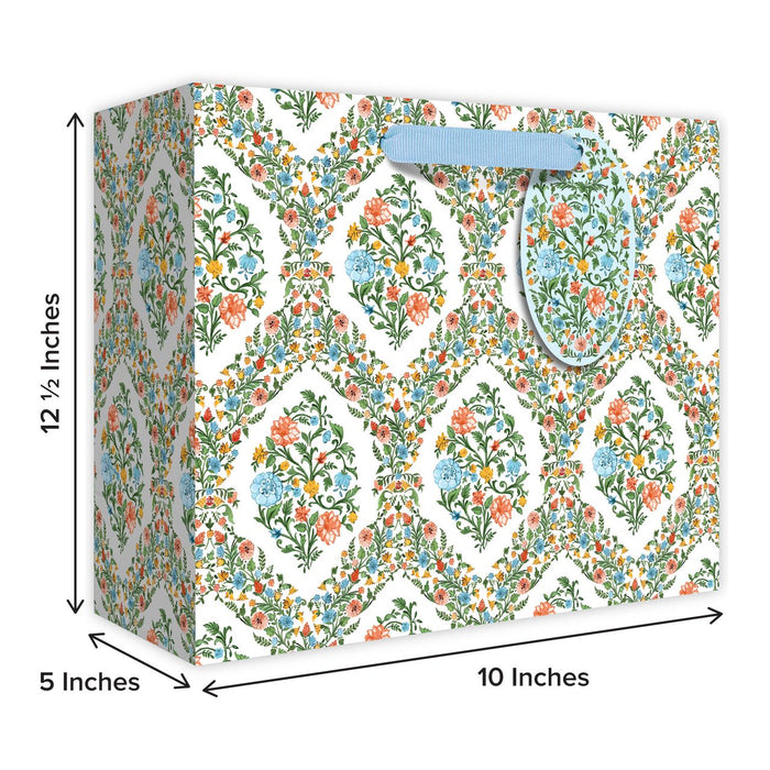 Euro Tote - Large - Floral Damask