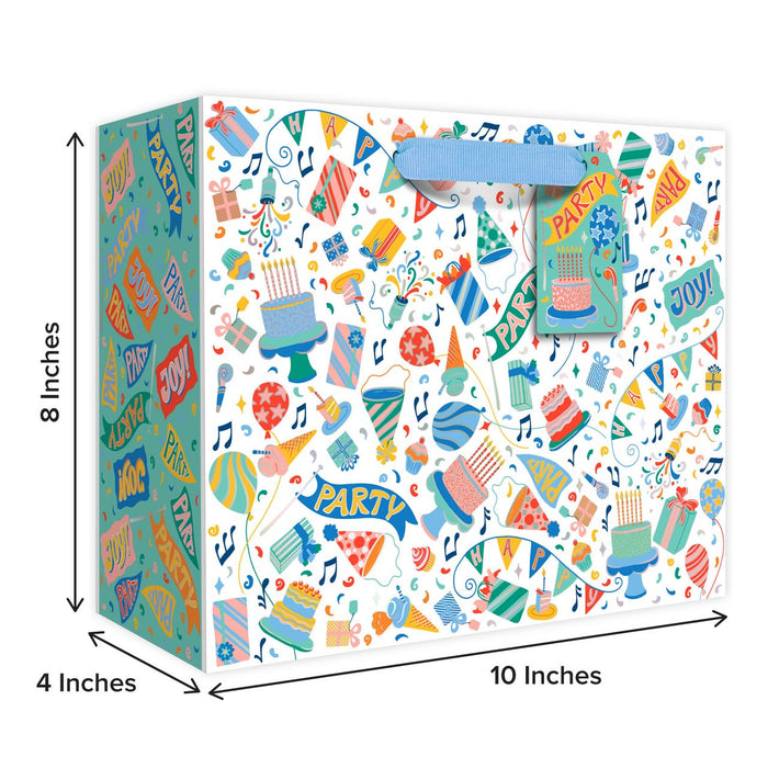 Euro Tote With Tissue - Medium - Let's Party