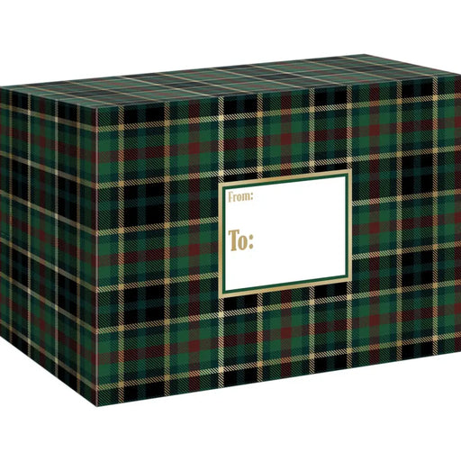 Mailing Box - Hunter Navy Plaid - MB228
