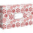Mailing Box - Red & White Ornaments - XLB843