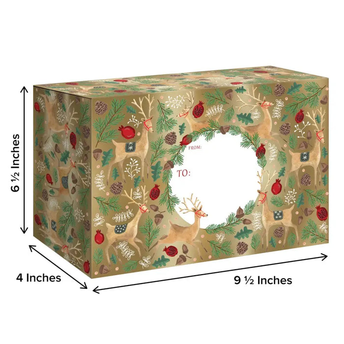 Mailing Box - Reindeer Holiday Tapestry - XBS561