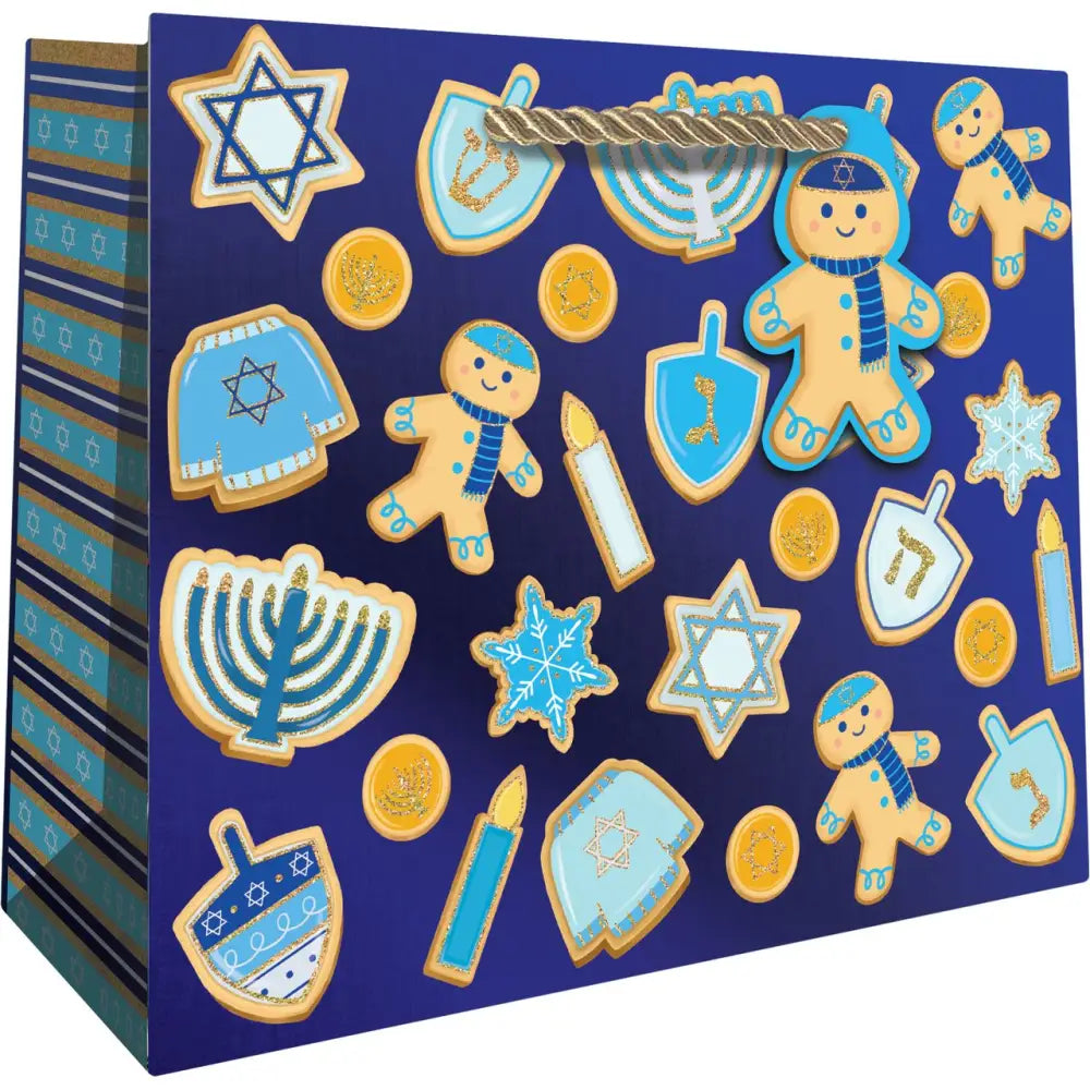 Medium Tote - Hannukah Cookies - Retail-6 count - XMT845