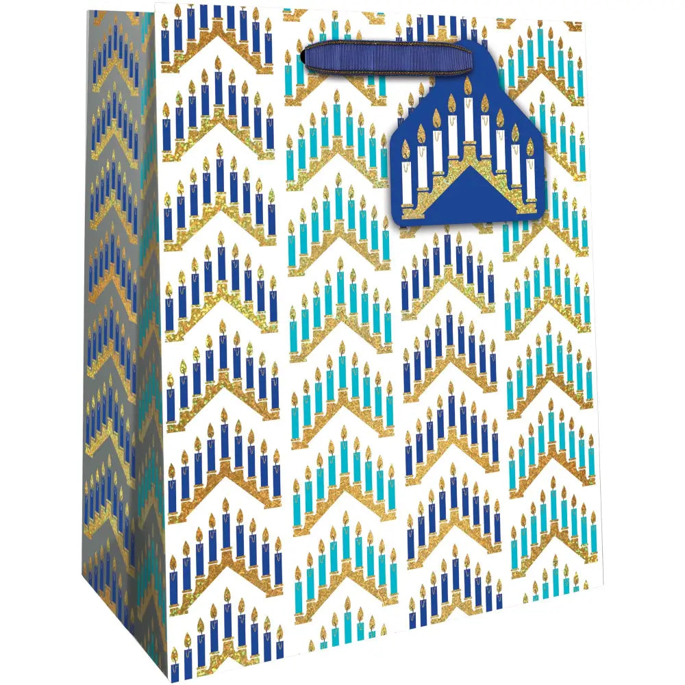 Medium Tote - Modern Hanukkah - XMT800