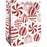 Medium Tote - Red & White Ornaments - Retail-6 count