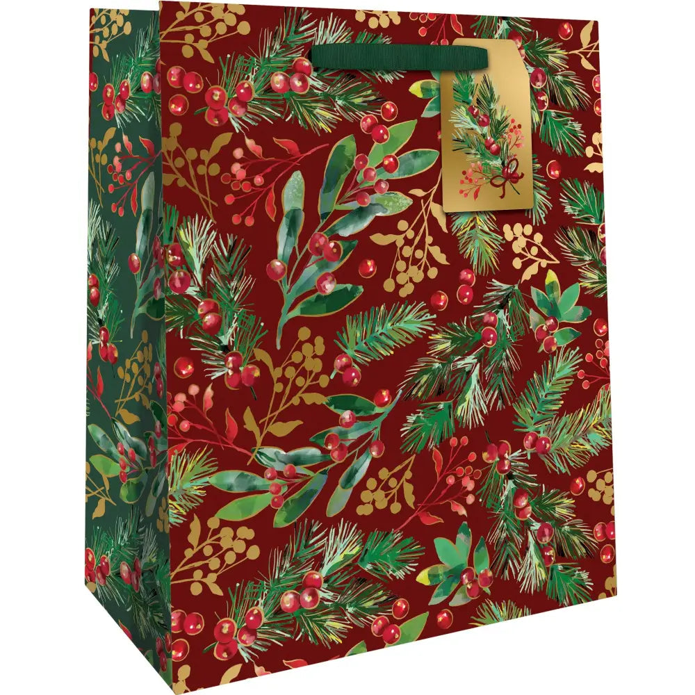 Medium Tote - Winter Foliage - Retail-6 count - XMT786