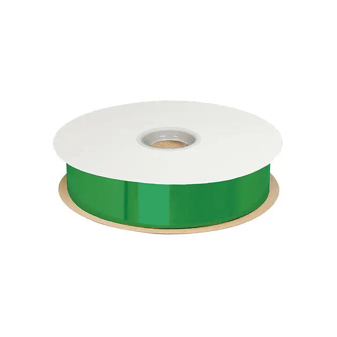 Metallic Glitter Ribbon - 3/4’’ x 109 yd / Emerald