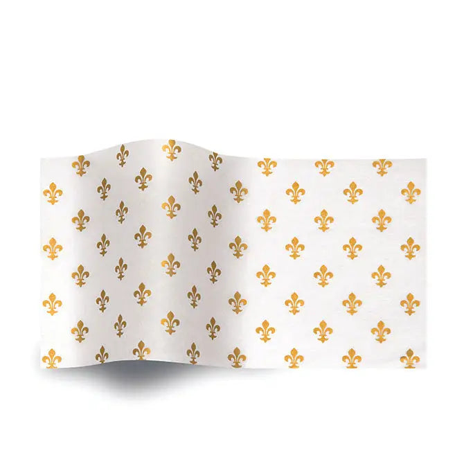 Metallic Tissue Paper - Fleur de Lis 240/pkg - TI-232