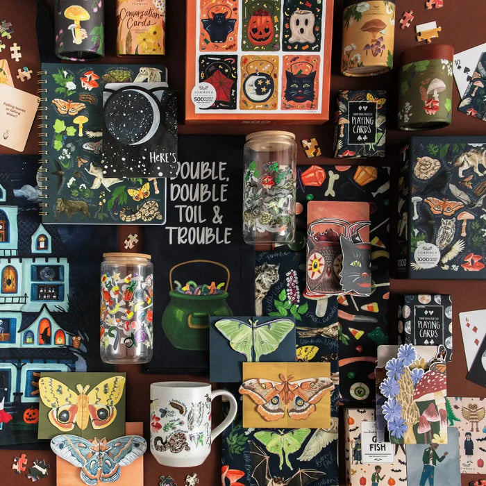 Midnight Flora & Fauna Spiral Notebook - 528224