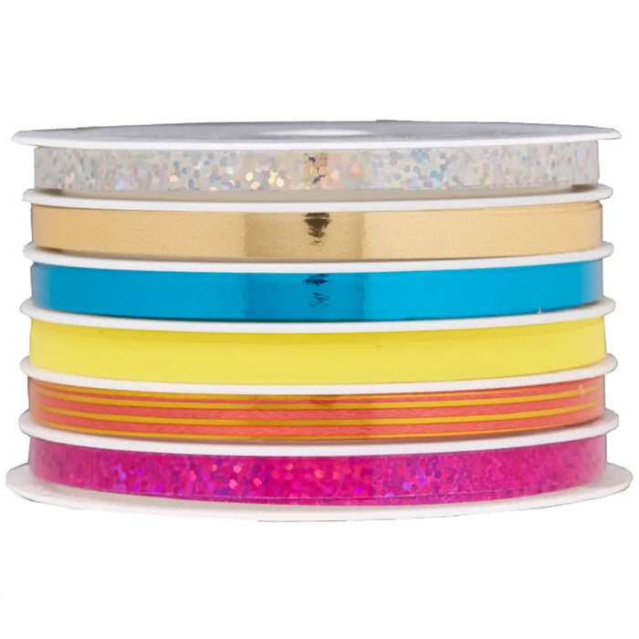 Multi-Channel Crimped Curling Ribbon - Pop Star - 6 channel
