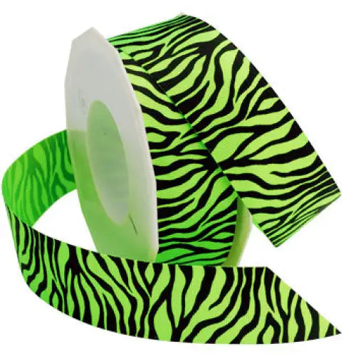 Neon Zebra Grosgrain Ribbon - 33809/20-544