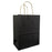 Paper Handle Kraft Bags - Medium - Black / 6 count - MK921