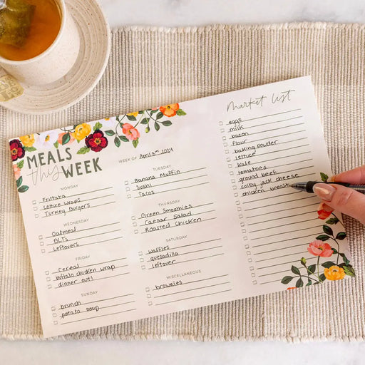 Poppies Menu Notepad - 459663