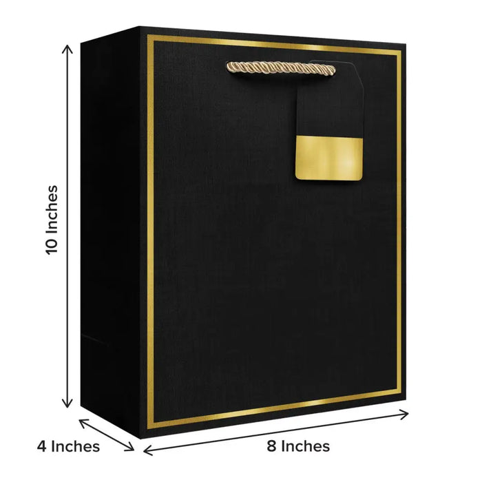 Premium Medium Euro Bags - Solid Matte - Black