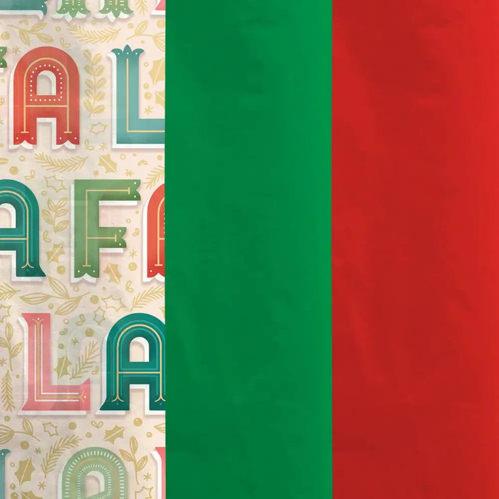Retail Multi-Pack Tissue Holiday - Fa La La (6pk) - XMU877