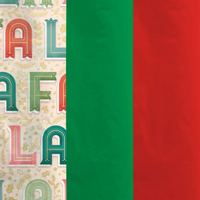 Retail Multi-Pack Tissue Holiday - Fa La La (6pk) - XMU877