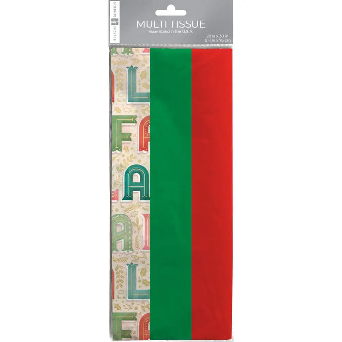 Retail Multi-Pack Tissue Holiday