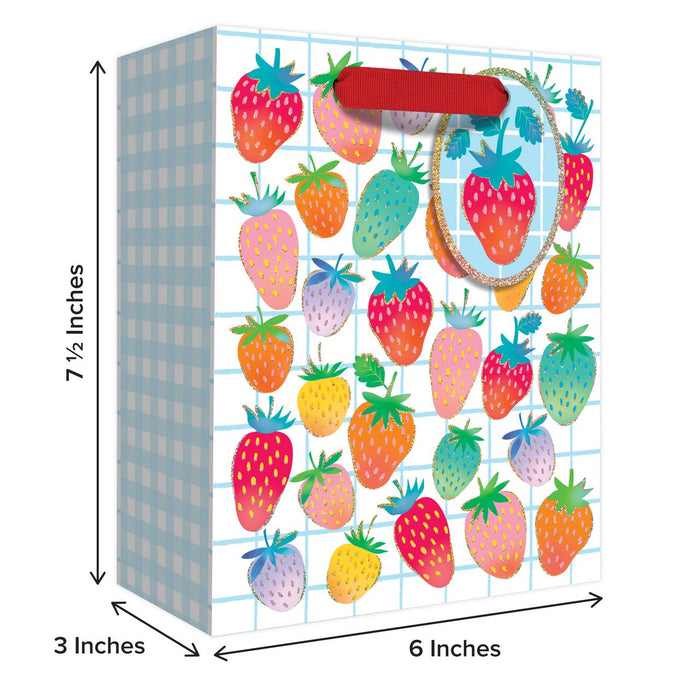 Euro Tote - Small - Sweet Strawberries