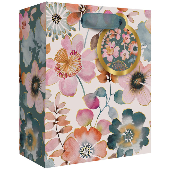 Euro Tote - Small - Painterly Petals