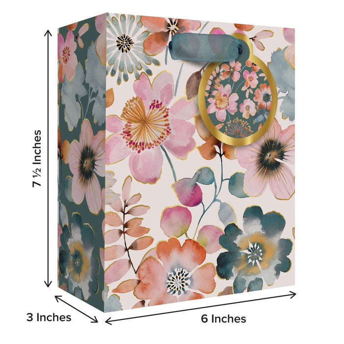 Euro Tote - Small - Painterly Petals