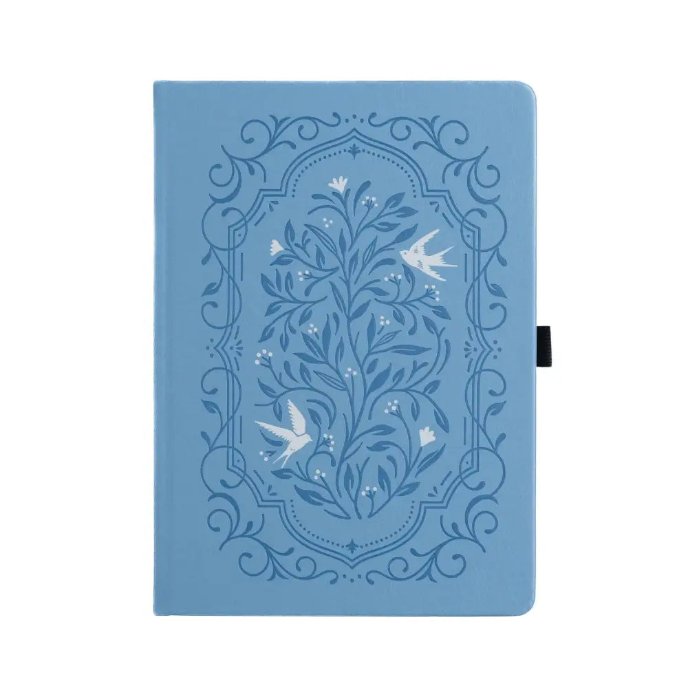 Songbird In Blue Dot Grid Notebook - B5: 160 Pages / Dot