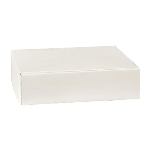 Spun Bianco- 3 Bottle Box (side opening) - White Embossed