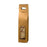 Spun Oro - 1 Bottle Carrier w/ Window - Matte Gold Embossed