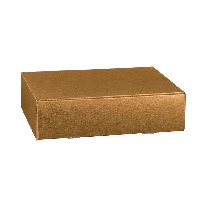 Macpaper.com - Spun Oro - 3 Bottle Box (side opening) — Mac Paper Supply