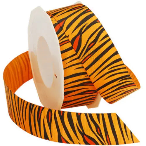 Tiger Grosgrain Ribbon - 5/8’’ x 20 yd / Single Roll