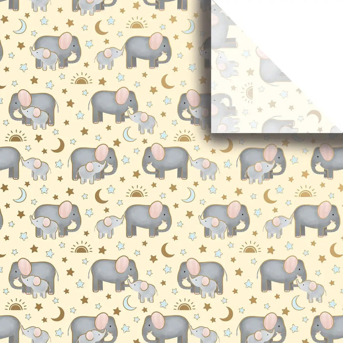 Tissue - Printed - Baby Elephants - Retail 6 Pack (24