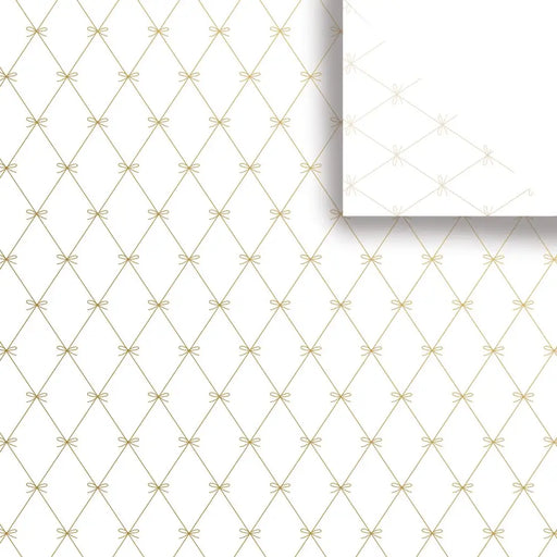 Tissue - Printed - Beautiful Bows - Retail 6 Pack (24