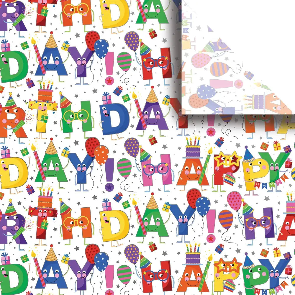 Tissue - Printed - Birthday Characters - Retail 6 Pack (24