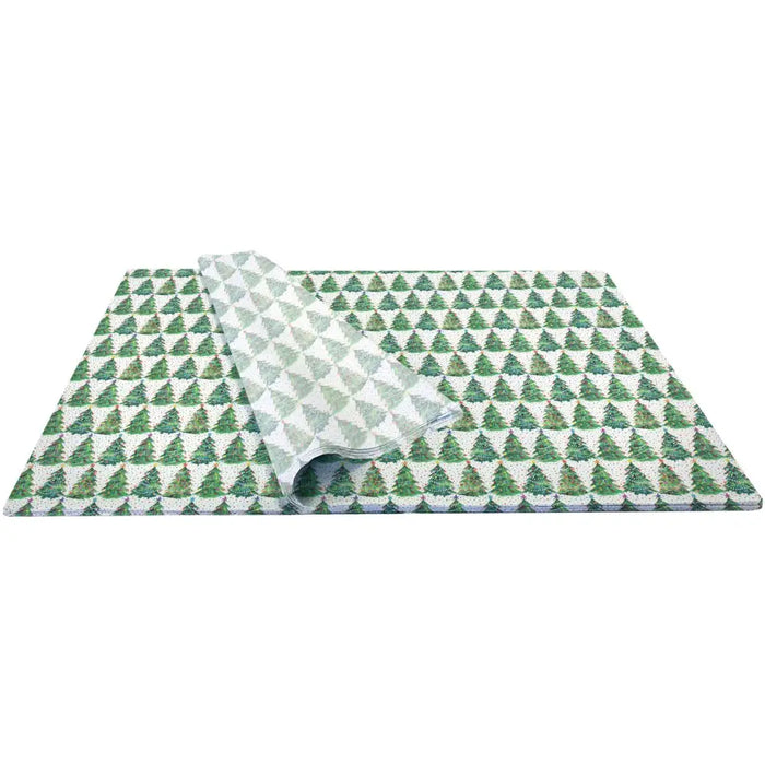 Tissue - Printed - Christmas Trees (Recycled Fiber)