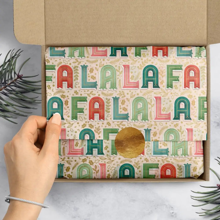 Tissue - Printed - Fa La La