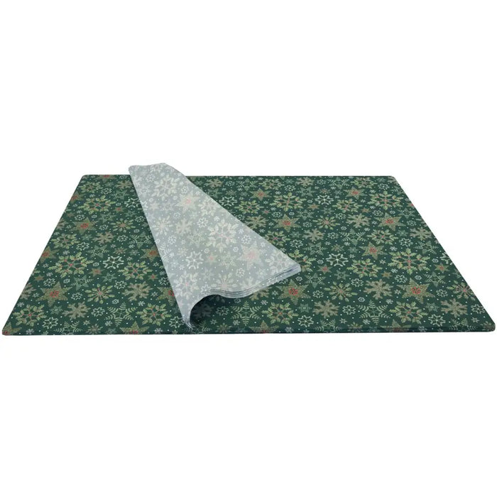 Tissue - Printed - Forest Snowflakes (Recycled Fiber)