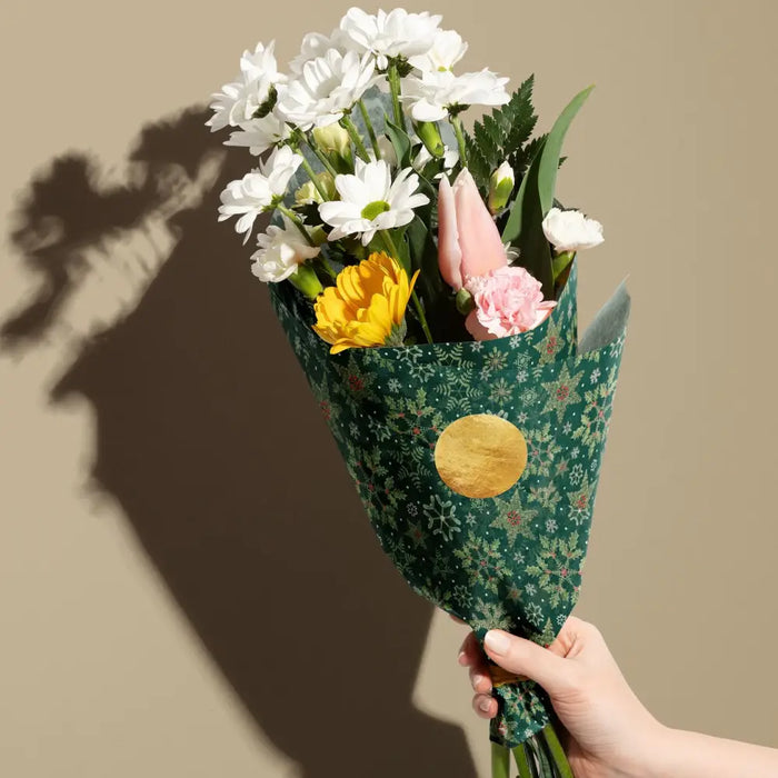 Tissue - Printed - Forest Snowflakes (Recycled Fiber)