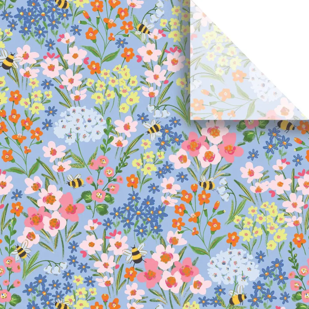 Tissue - Printed - Garden Bees - Retail 6 Pack (24 Sheets)