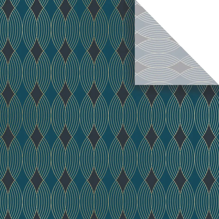 Tissue - Printed - Gilded Geo - Retail 6 Pack (24 Sheets)