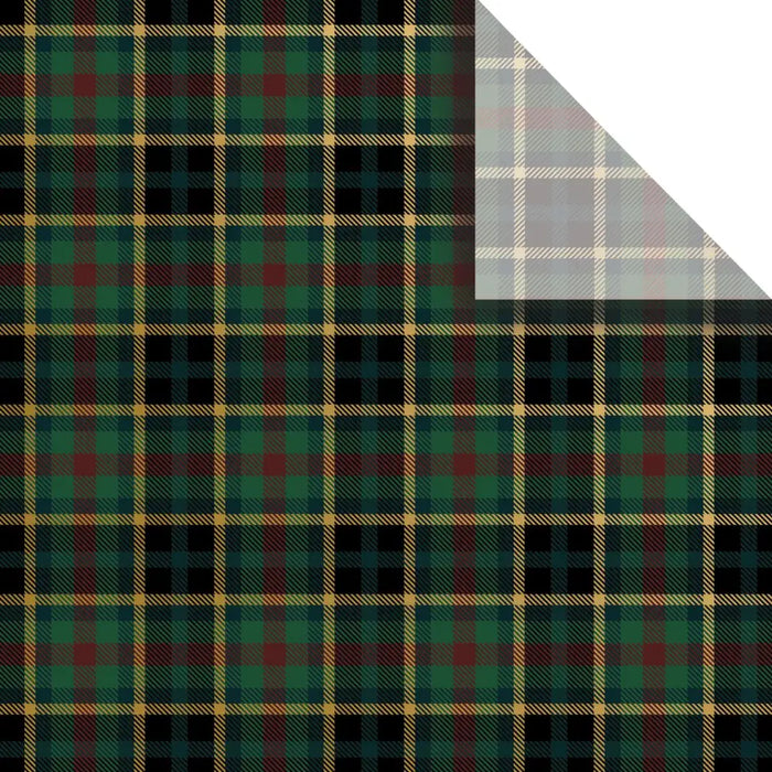 Tissue - Printed - Hunter Navy Plaid - Retail 6 Pack (24