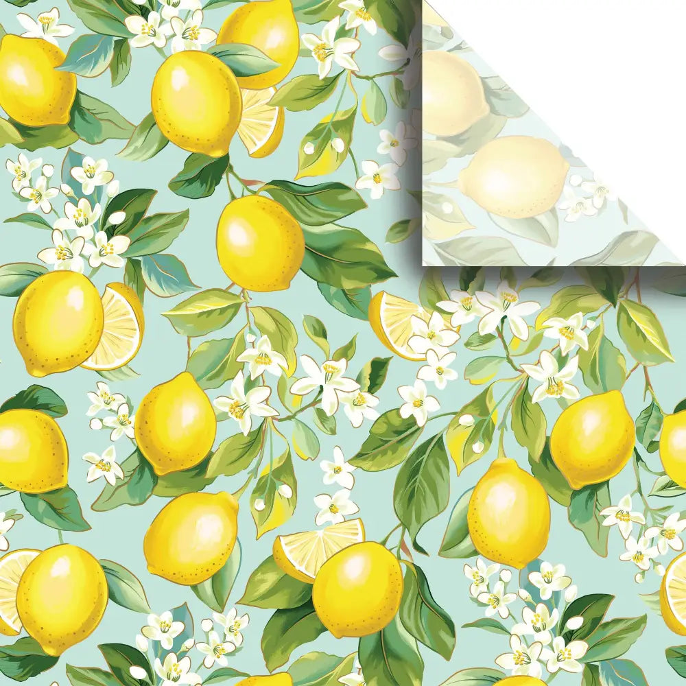 Tissue - Printed - Lemon Tree - Retail 6 Pack (24 Sheets)