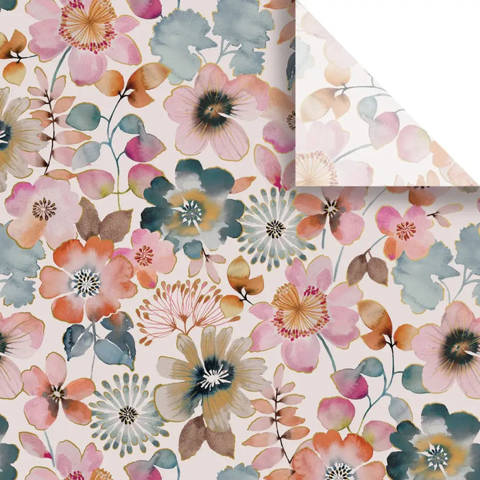 Tissue - Printed - Painterly Petals - Retail 6 Pack (24