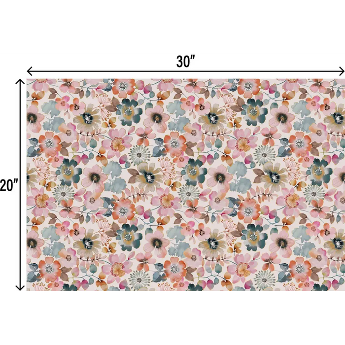 Tissue - Printed - Painterly Petals