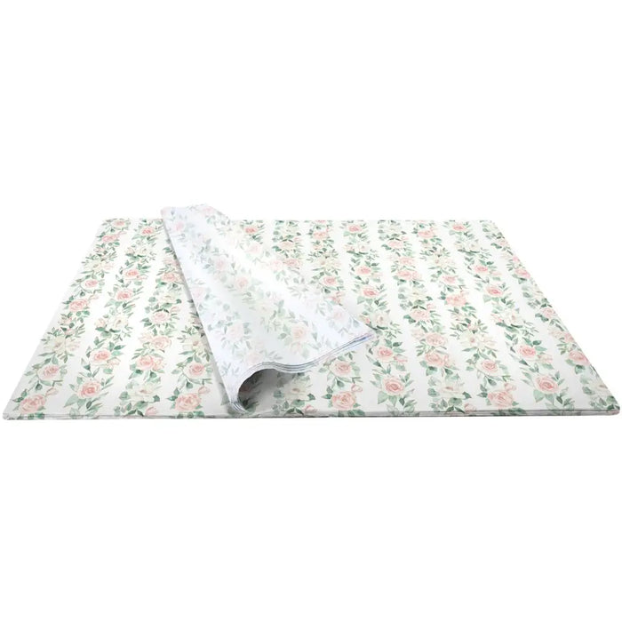 Tissue - Printed - Pink Roses