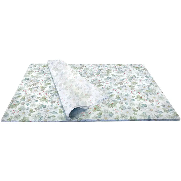 Tissue - Printed - Snowdrift Floral - XPT795