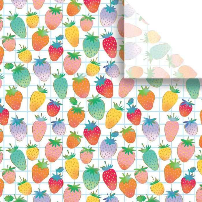 Tissue - Printed - Sweet Strawberries - Retail 6 Pack (24