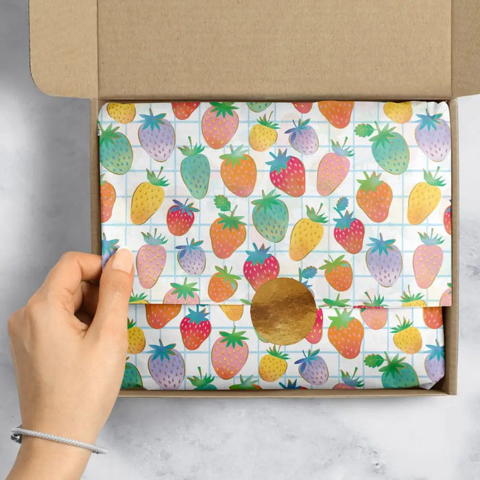 Tissue - Printed - Sweet Strawberries
