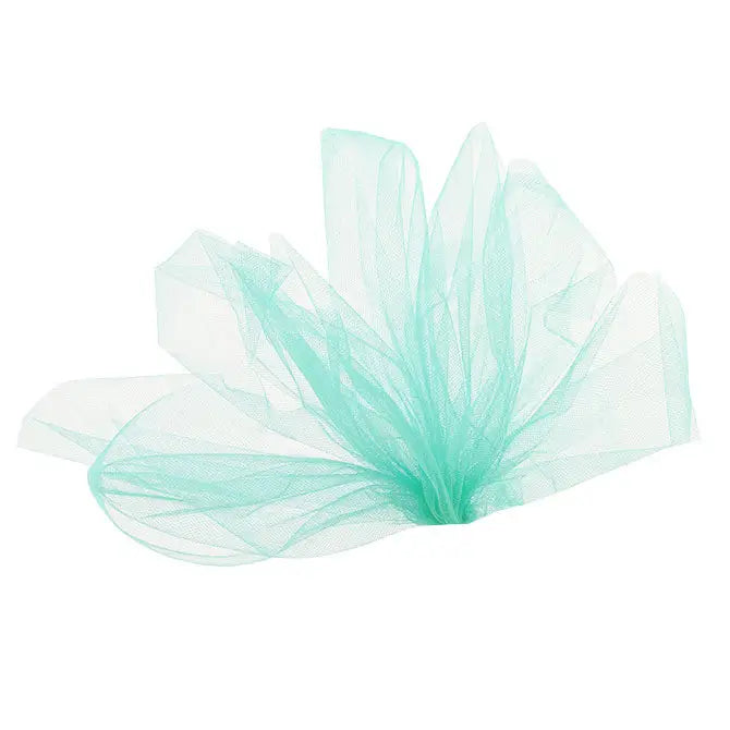 Tulle Ribbon - 3’’ x 25 yds. / Aqua - TU-3AQU