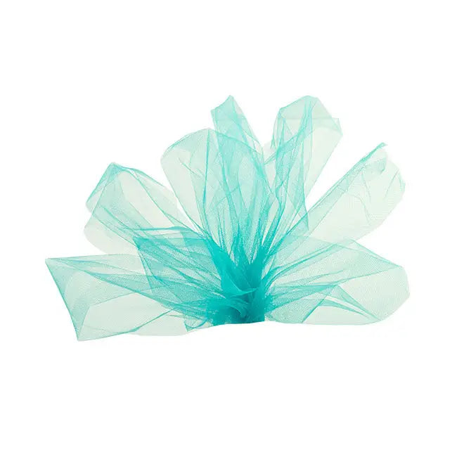 Tulle Ribbon - 3’’ x 25 yds. / Teal - TU-3TEA