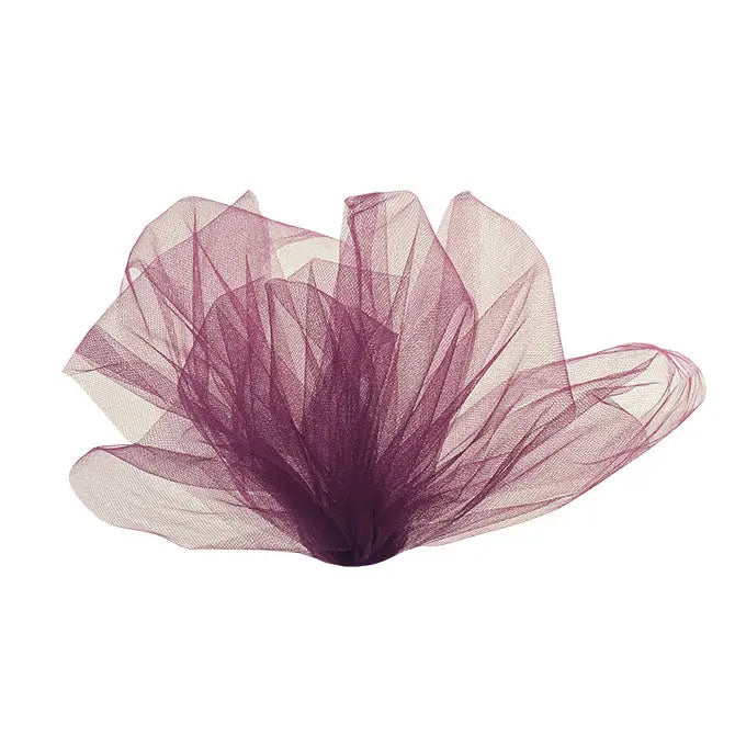 Tulle Ribbon - 3’’ x 25 yds. / Wine - TU-3WIN