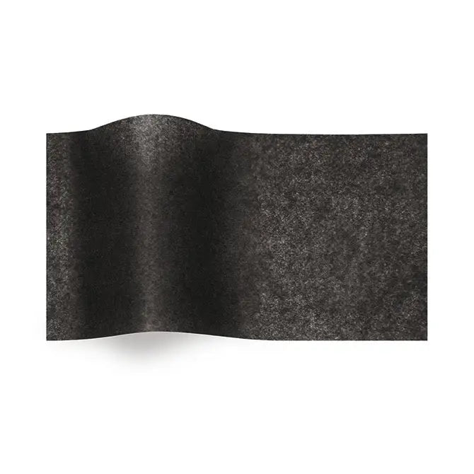 Waxed Tissue Paper | 250/Carton - Black - TI-WAXBLA